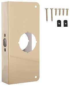 DOOR REINFORCER 4X9IN BRASS