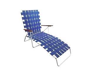 AC4012-BLUE CHAIR LOUNGE FLDG
