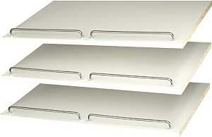 RS1600 SHELVES SHOE WHITE PK3