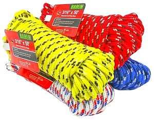 ROPE POLY DMND BRD 3/16INX50FT