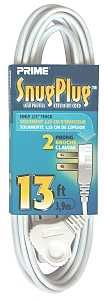 EC920613 CORD EXTN WHT 3OUTLET