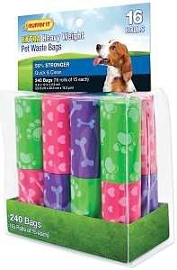 19350 BAG DOGWASTE ASST 240CT