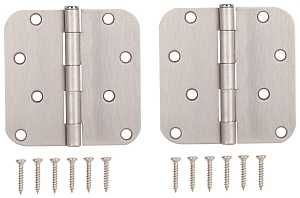 HINGE DR 5/8RD 4X4IN SAT NIC