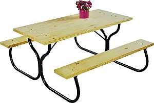 BLACK PICNIC TABLE FRAME KIT