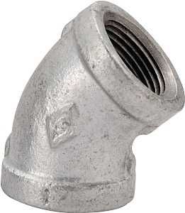 1/4 GALVANIZED 45DEG ELBOW