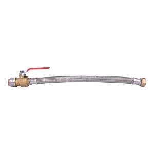HOSE SS FLEX 3/4BVX3/4FIPX18IN