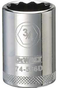 DWMT74586OSP SKT 1/2DR 3/4IN