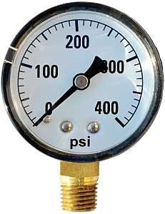 SG400PK1 GAUGE DRY 400PSI 2IN
