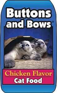 10224 CAT FOOD BUTTON/BOWS