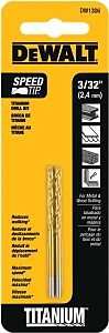 DW1306 TITANIUM DRILL BIT 3/32