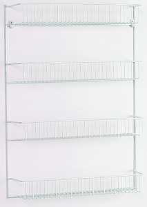 803300 WALL RACK 4-TIER WHITE