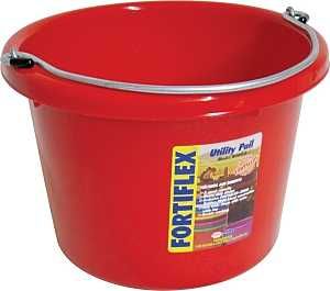 N4008R PAIL 8QT RED