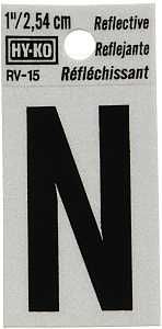RV-15/N 1" REF VINYL LETTER N