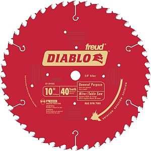D1040A DIABLO BLADE 10IN 40THT