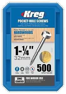 SPS-F125-500 SCRW PKT 1-1/4IN
