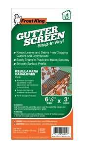 G636BR BROWN GUTTER SCREEN