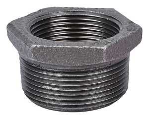 1 1/2X1 1/4 BLACK HEX BUSHING