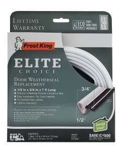ES184W WTHRSEAL DR WH 3/4X1/2