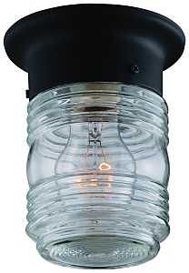 PORCH LIGHT JELLY JAR BLACK
