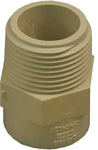 T00075C CPVC ADAPTER MIP 1IN