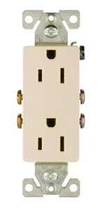 1107LA RECPT DECO 2P 3W 15A LA