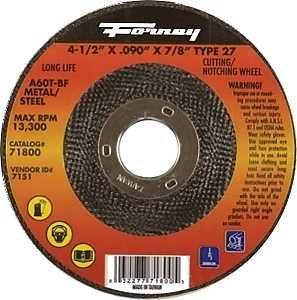 71800 WHEEL CUTOFF TYP27 4.5IN