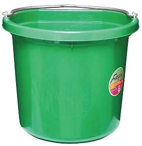 FB-120GR GRN FLAT SIDE BUCKET