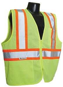 SV22-2ZGM-M VEST CLASS 2 M GRN