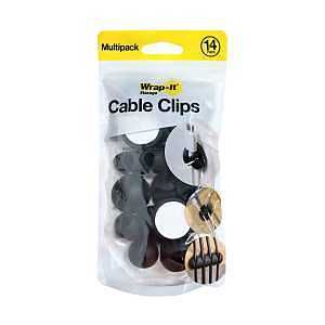 514-CLIPS-BL CLIP CABLE ASRTD