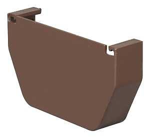 T1511 CAP END CONTEMP BRN 5IN