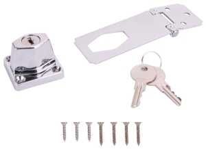 HASP SAFETY KYD 3-1/2 CHROME