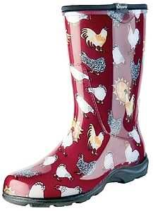 5016CBR09 BOOT WOMEN RED SZ 9