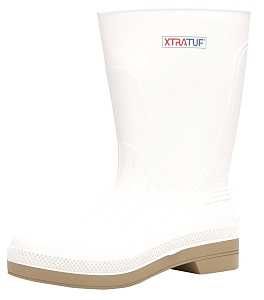 75136-WHT-060 BOOTS RUB WH SZ6