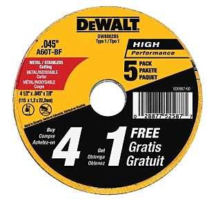 DW8062B5 WHL CUT-OFF THN 4-1/2