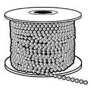 KBC201 NKL BEAD CHAIN#10 100FT
