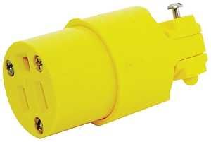 4887-BOX YEL 3 WIRE GRND CONNE