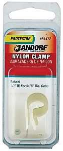 61472 CLAMP NYLN NAT 1/2X9/16