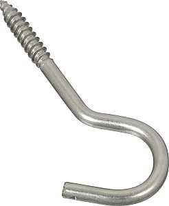 N220-814 SCREW HOOK SS 1/4X4-1