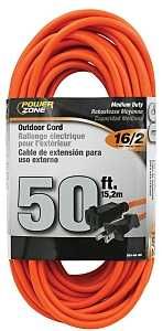 CORD EXT OTD OR SJTW 16/2 50FT