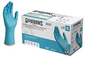 GLOVE NITRILE PWDR FR 8MIL XL