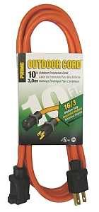 EC501610 CORD EXTN 16/3GA 10FT
