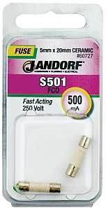 60727 FUSE S501 500MA FACT