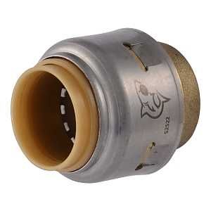 STOP END PUSH-FIT BRASS 1/2IN
