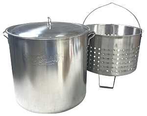 1192 STOCKPOT SS W/BASKET 82QT