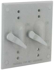 5124-0 COVER 2G 2-TOGGLE WP