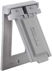 5103-5 COVER 1G VERT WP GFCI