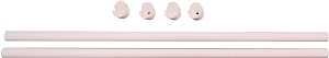 RR1036 ROD WARDROBE END WHITE