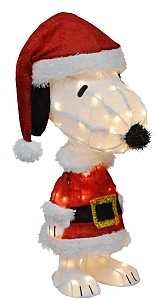 46345 SANTA SNOOPY YRDART 24IN