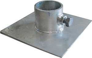11107 BASE PLATE GALV 6X6