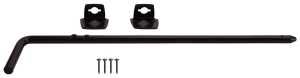 BOLT CANE BLACK STEEL 18IN